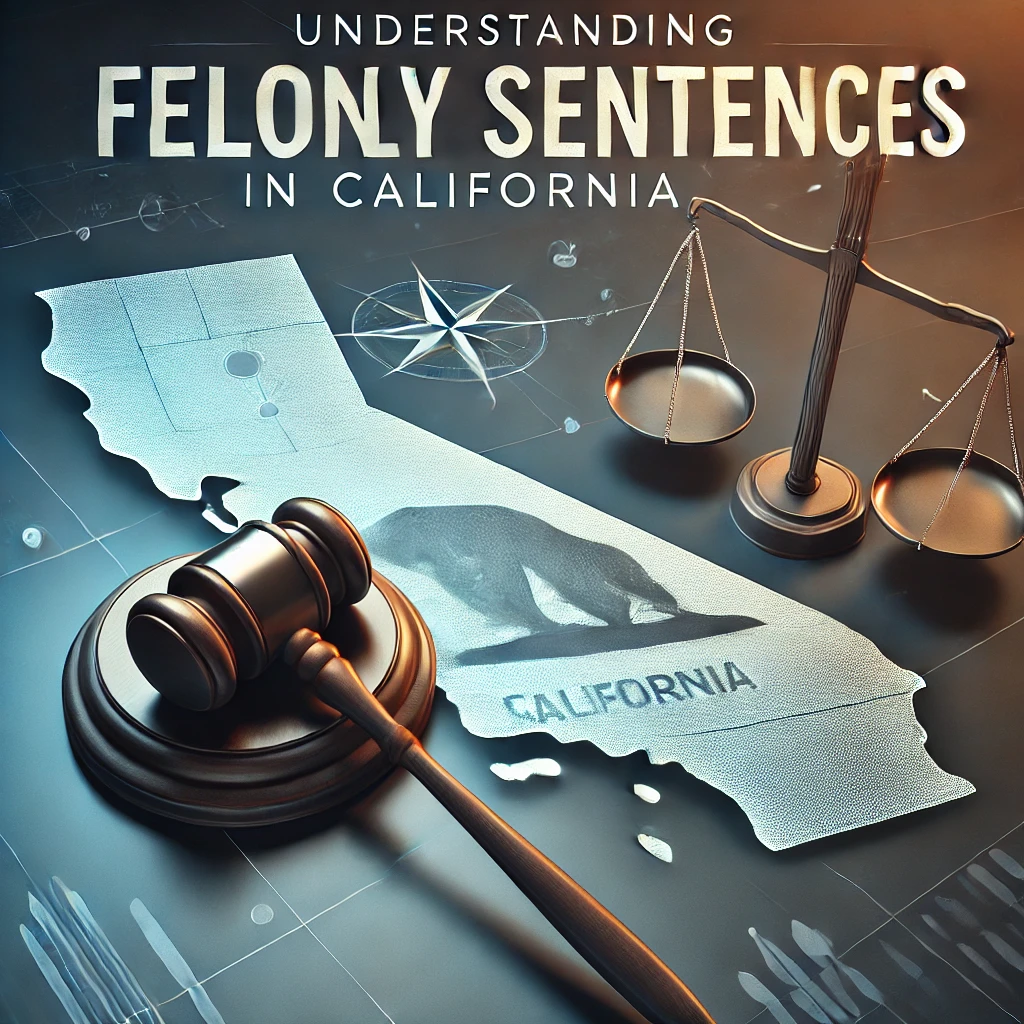 What is the minimum sentence for a felony in California?