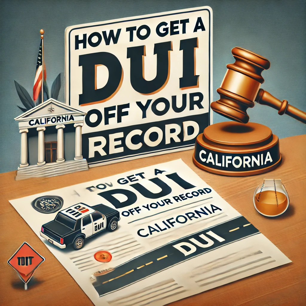 How to Get a DUI Off Your Record?