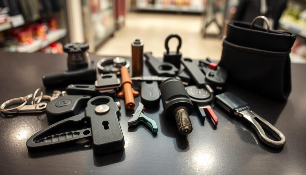 Theft equipment used in retail crime