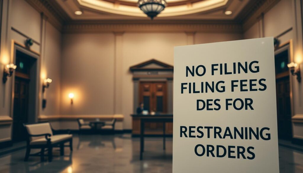 No filing fees for restraining orders in Los Angeles