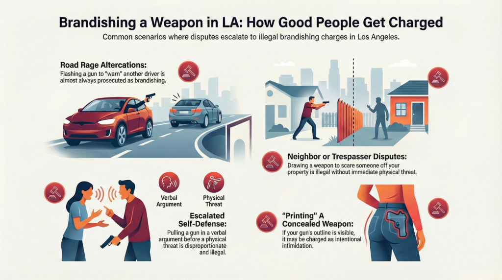 BRANDISHING A WEAPON IN LA CHARGES 1024x572