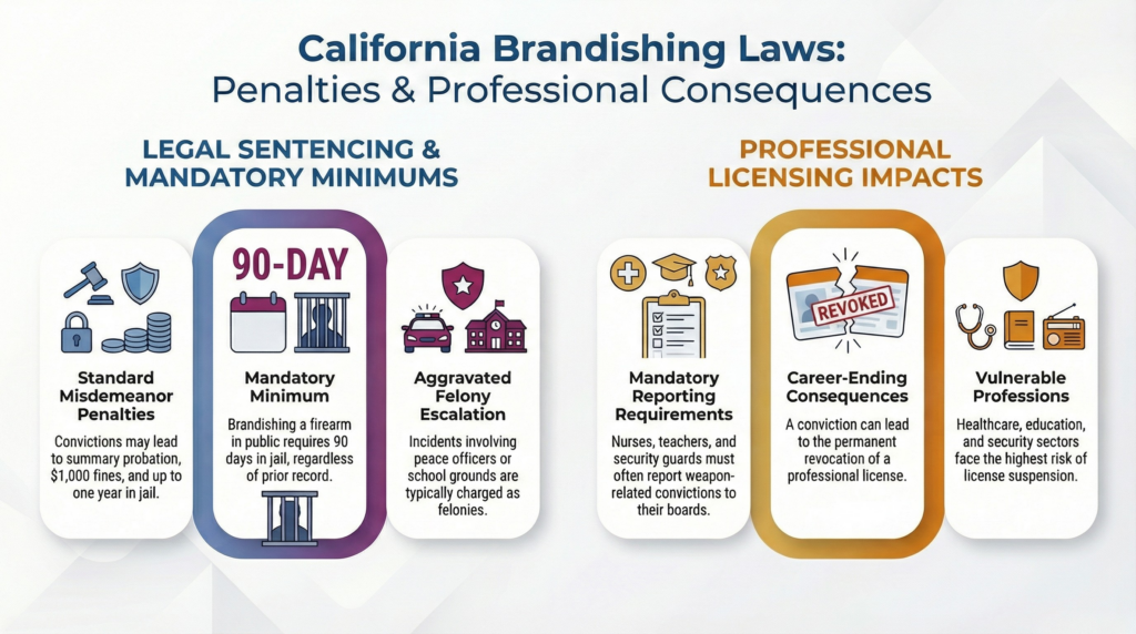 California Brandishing Penalties and Impacts