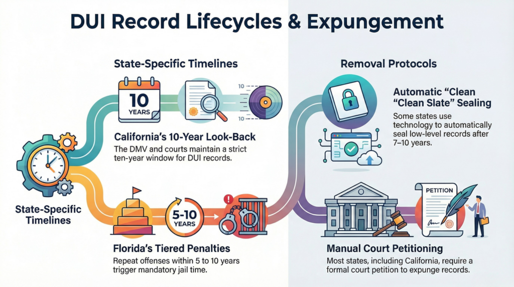 DUI Record Lifecycles & Expungement