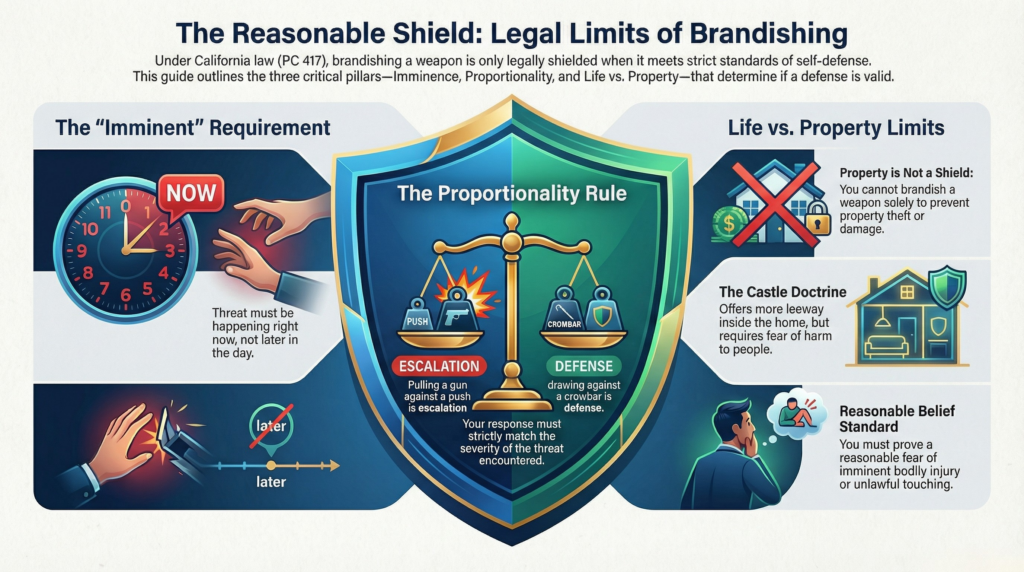 Legal Limits of Brandishing Guide