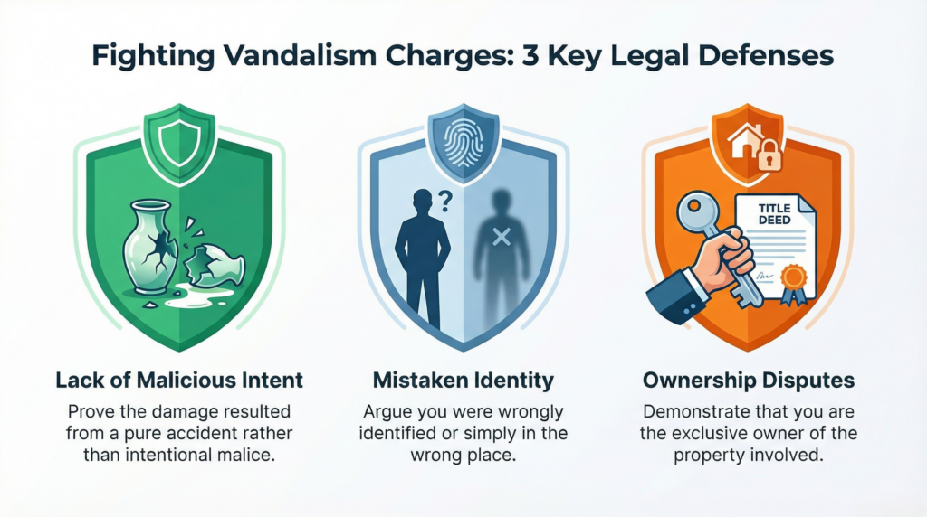 Fighting Vandalism Legal Defenses