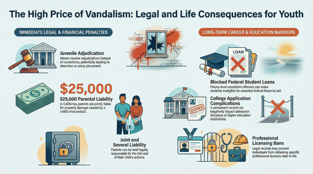Legal and Life Vandalism Consequences