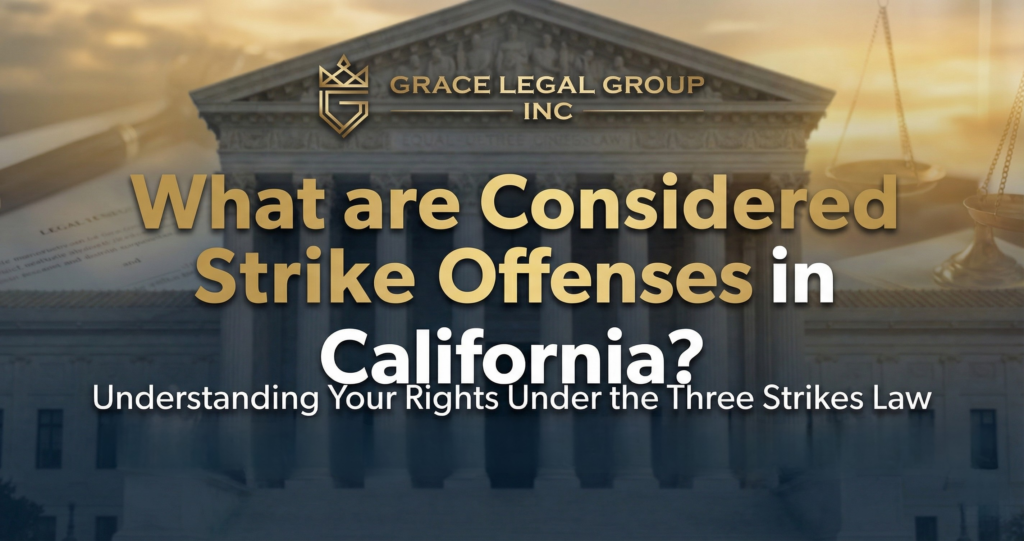 What are Considered Strike Offenses in California (1)