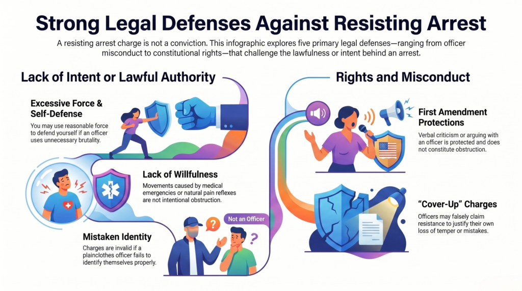 Legal Defenses for Resisting Arrest